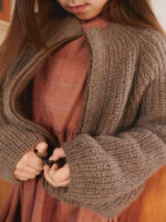 Tia Zipper Jacket Junior, Strikkepakke - Bilde 9