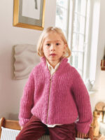 Tia Zipper Jacket Junior, Strikkepakke - Bilde 5