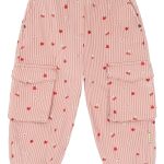 Stripete Jeans, Rosa med detaljer