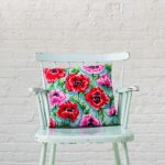 Broderi til pute, valmuer, broderipakke