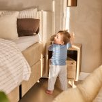 Stripete bukse, blå