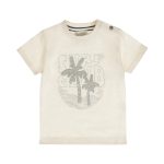 T-skjorte m/surfemotiv, off-white