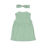 Kjole m/hårbånd, aquagrønn - Bilde 3