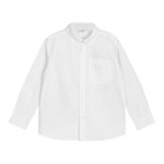 Hvit skjorte med krage