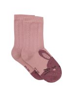 Sokker 2 pk, Rosa m/Kanin