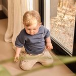 Cargo bukser, beige, loose fit - Bilde 4