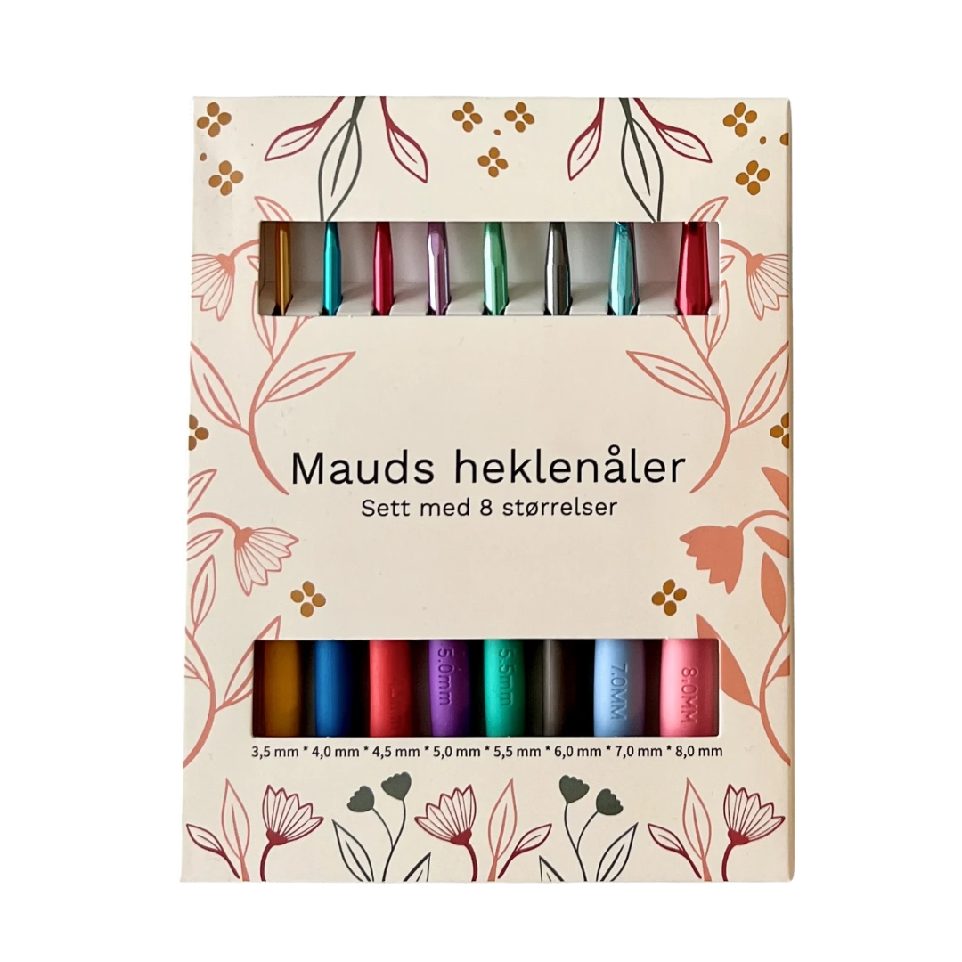 Heklenåler sett Sett med heklenåler, 8 størrelser - Bilde 1