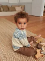 Setesdal kofte baby, Strikkepakke - Bilde 4