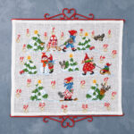 Broderipakke - Julekalender, barn i snøen