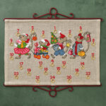 Broderipakke - Julekalender, musenes jul