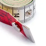 Målebånd, 150 cm, m/knapp - Bilde 2