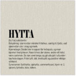 Serviett, "Hytta!