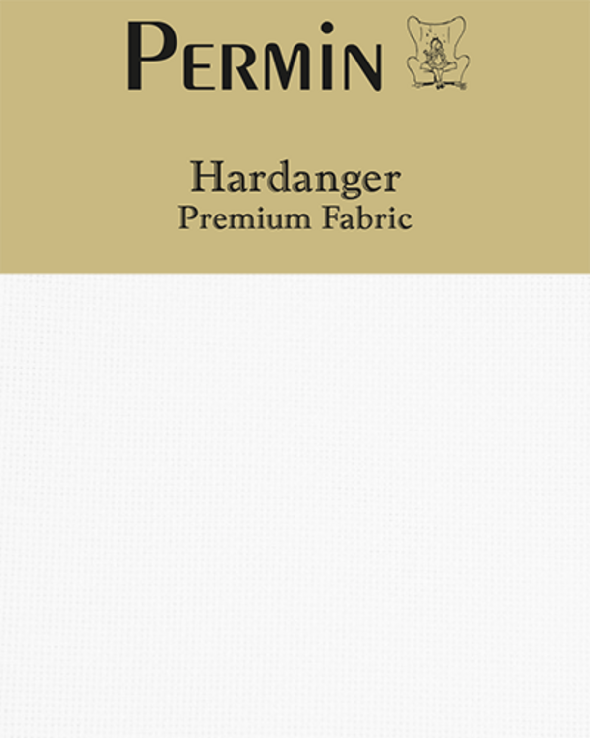 C180-00 precut hvit hardanger sultan Precut Hardanger 50 x 50 cm - Bilde 1