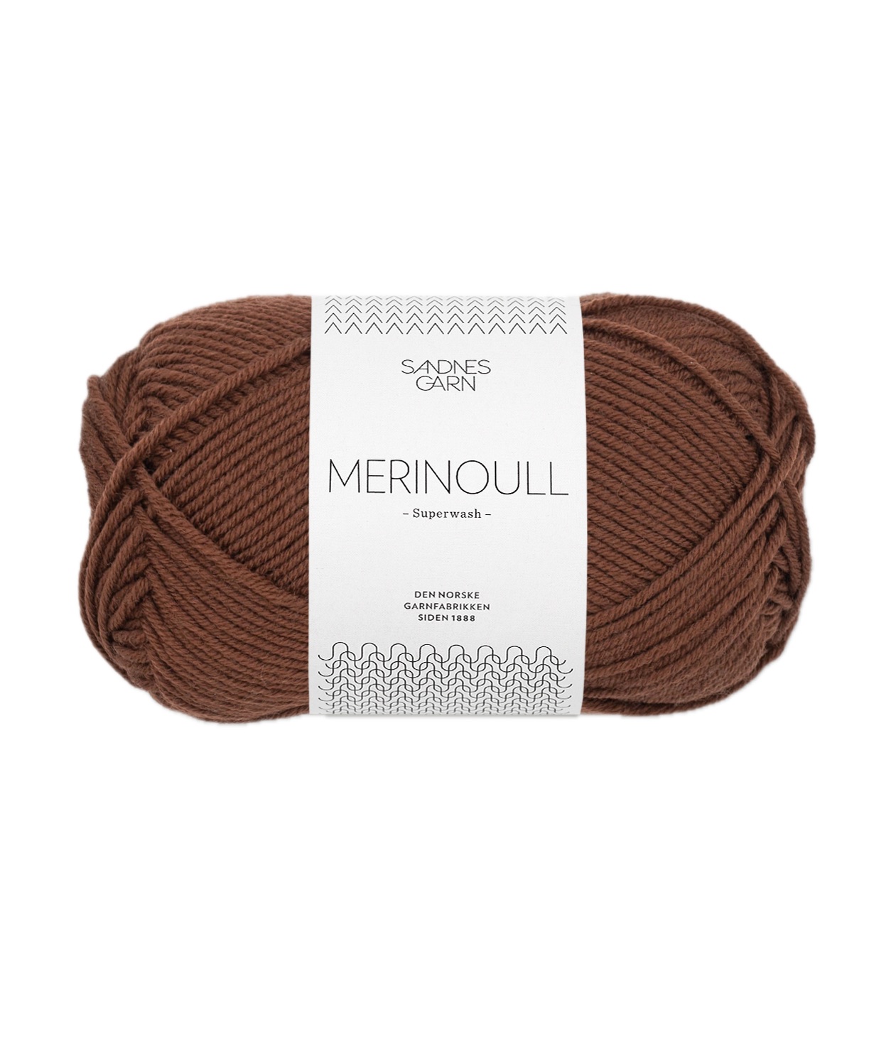11763073_Sjokolade_300dpi_Noste-bakgrunn fjernet Merinoull Chocolate Brown 3073 - Bilde 1