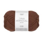 Tynn Merinoull - Varm Brun 3073