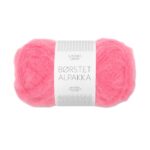 Børstet Alpakka - Bubblegum Pink 4315