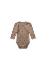 Body i ull med skogsdyr, beige