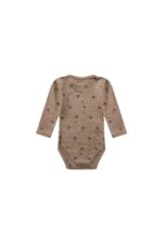 Body i ull med skogsdyr, beige - Bilde 3