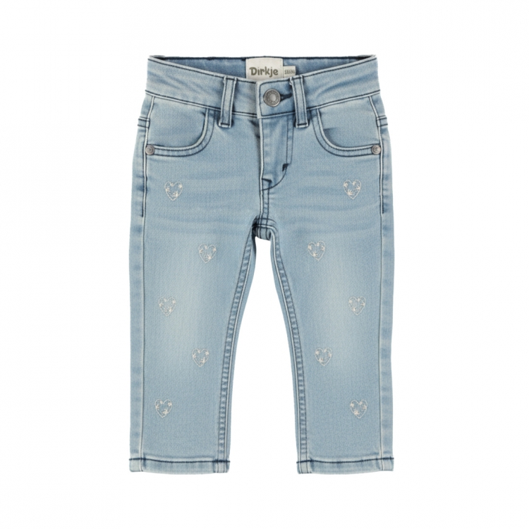 M60359-35 G_902 Bukse jeans Jeans m/hjerter - Bilde 1