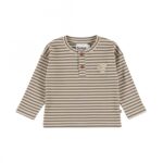 Langermet genster, Stripete Beige/oliven - Bilde 2