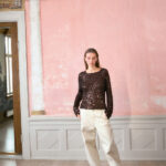 Isla sweater i paljett, Strikkepakke